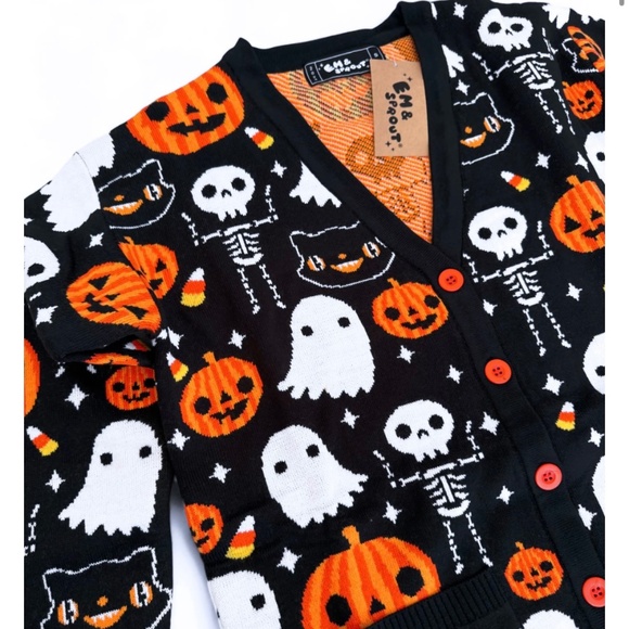 Halloween Cardigan - Picture 1 of 3